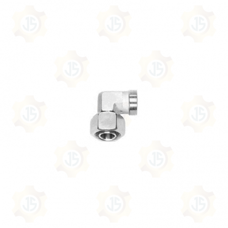 ADAPTADOR 90° HEMBRA METRICA GIR. - MACHO METR.