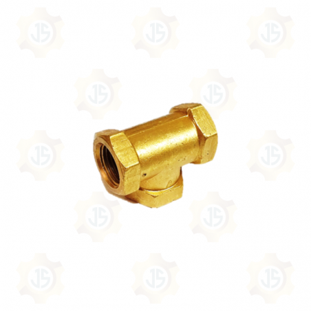 TEE HEMBRA NPT DE BRONCE