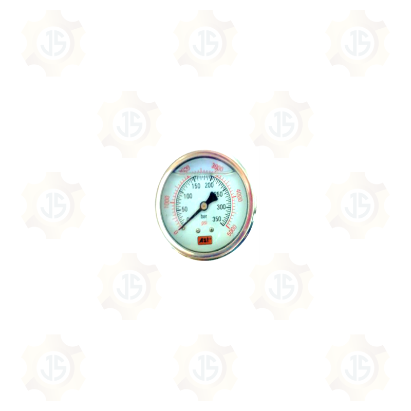 MANOMETRO AXIAL ACERO INOX C/GLICERINA