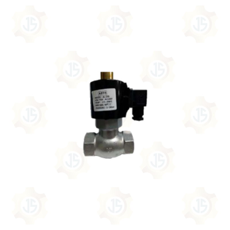 VALVULA SOLENOIDE 2L NPT ACERO INOXIDABLE, PARA VAPOR