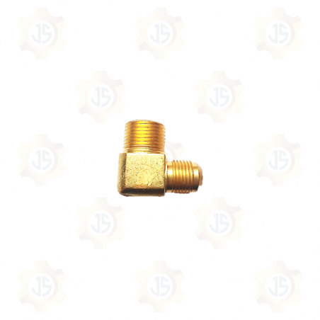 CODO 90° MACHO NPT - MACHO FLARE DE BRONCE