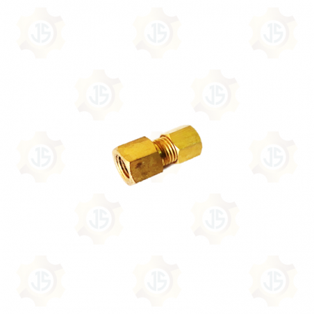 CONECTOR HEMBRA ARMADO EN PULGADA DE BRONCE